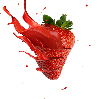 Strawberry shake branding graphic design strawberry