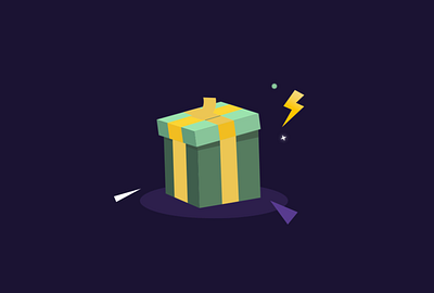 Rewards animation #1 animation colours giftbox microinteraction rewards ui uxui