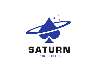 Saturn poker club club logo poker saturn