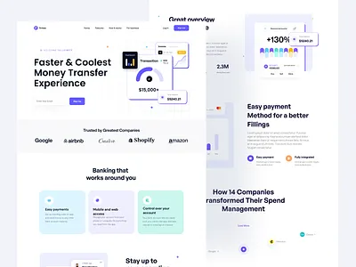 Fintech Landing Page - Finixes design finace finacial finance website design financial landing page financial landing page design fintech fintech landing page fintech website design fintechwebdesign fintechwebsite landing page design ui design webdesign website website design