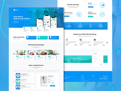 🏥💻 Medical Web UI Design: A Healing Digital Experience 💊💉 branding design figma graphic design illustration medical website ui user experience user interface ux web design