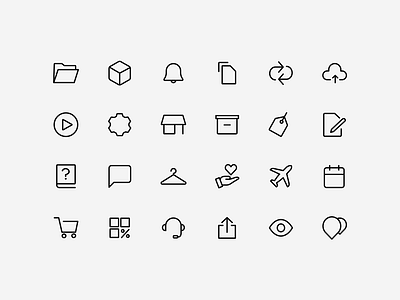 Nova Post [Icon set] branding cargo delivery design icon identity shipping vector