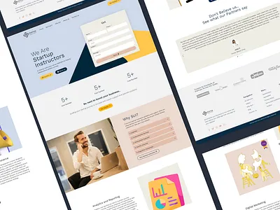 Startup IT company website Design branding elementor it companu startup ui ux website design wordpress