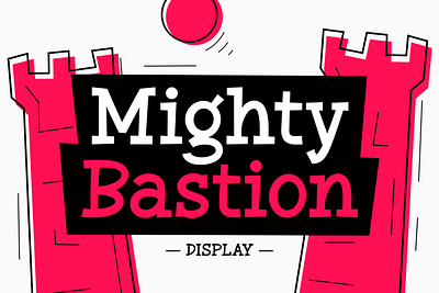 Mighty Bastion branding calligraphy design fonts graphic design handlettering logo typeface typography