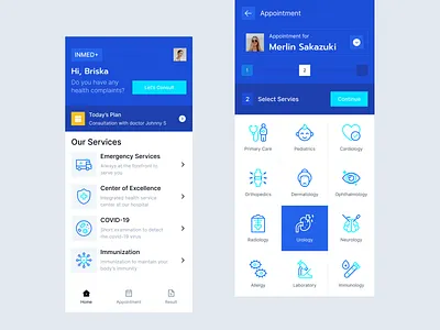 Medical Service π₯ allergy ambulance appointment cardiology clinic doctor emergency health hospital hospital app medical medical app medical appointment patient primary care radiology urology