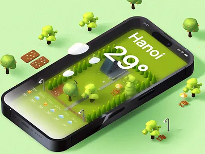 3D| Weather App Concept with Spline 3d app design design figma graphic design mockup spline ui weather