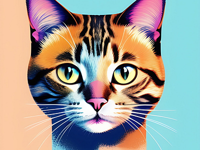 Cat Illustration animal cat design illustration vector