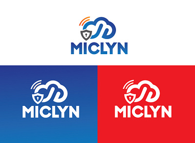 Logo For Miclyn branding cloud design graphic design logo logodesign miclyn network security