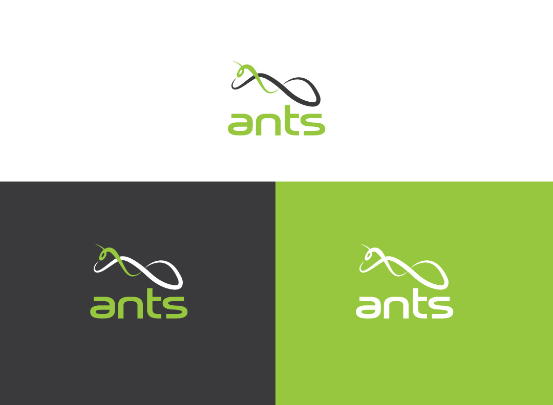 Logo for Ants by Md Ramjan on Dribbble