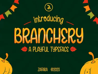 Branchery - A Playful Typeface app branding design display font fun graphic design halloween handwriting illustration logo minimal san serif thanksgiving typography ui vector web website