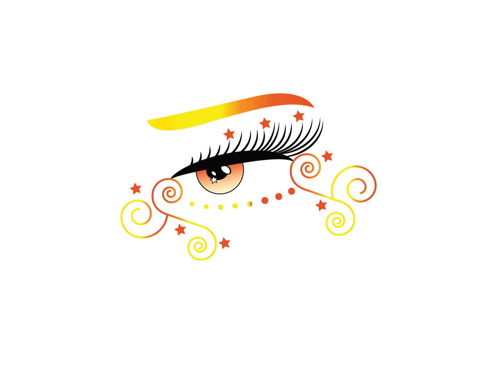 Eyelashes branding eyelashes eyes lashes logo makeup