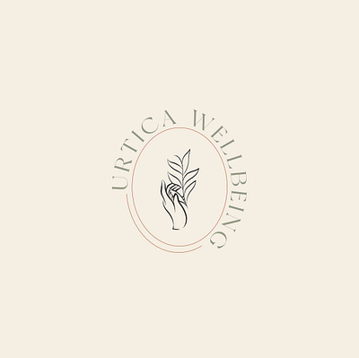 Urtica Wellbeing brand identity branding graphic design illustration illustrator logo logo design logodesign