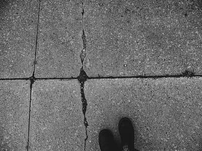 Cracks In The Pavement city details photography textures urban