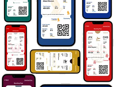 Boarding Pass branding ui