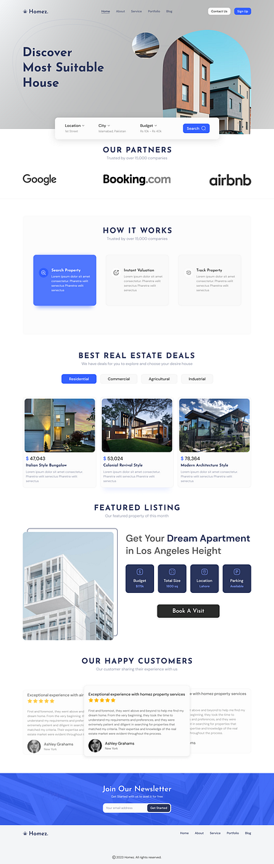 Real Estate website aesthetic design real estate ui uiux ux design website website design