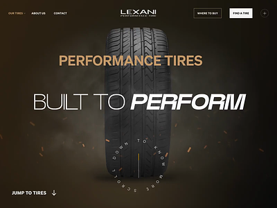 Lexani Tires - Product Category Animation animation corporate design motion design product ui ux visual design webdesign