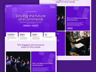 eComemrce Expo 2024 Concept conference design event exhibition expo homepage homepage design talk ui ux web design