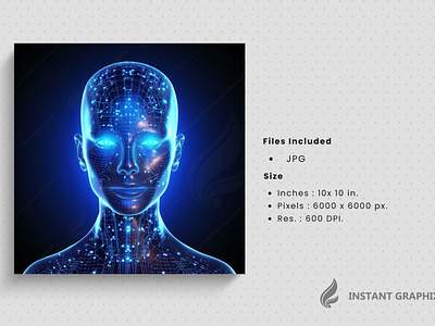 Front view face of humanoid artificial intelligence 3d illustration 3d technology ai concept ai design ai face digital face graphic design human human robot humanoid intelligence machine learning robot robot face technology illustration virtual machine