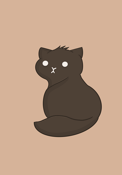 Cat illustration logo