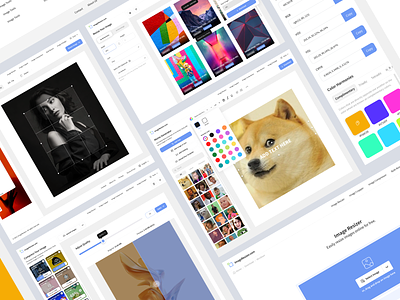 Image Resizer - SaaS Website Design app color company converter design editor homepage image resizer landing page minimal product saas service software ui ux web web applications web design website
