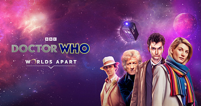 Doctor Who: Worlds Apart - Website redesign design graphic design ui ux web design