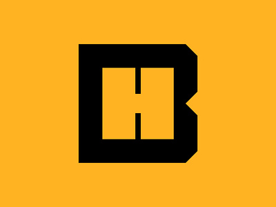 BH Logo b brand branding construction design h icon identity illustration industrial letter logo mark monogram symbol