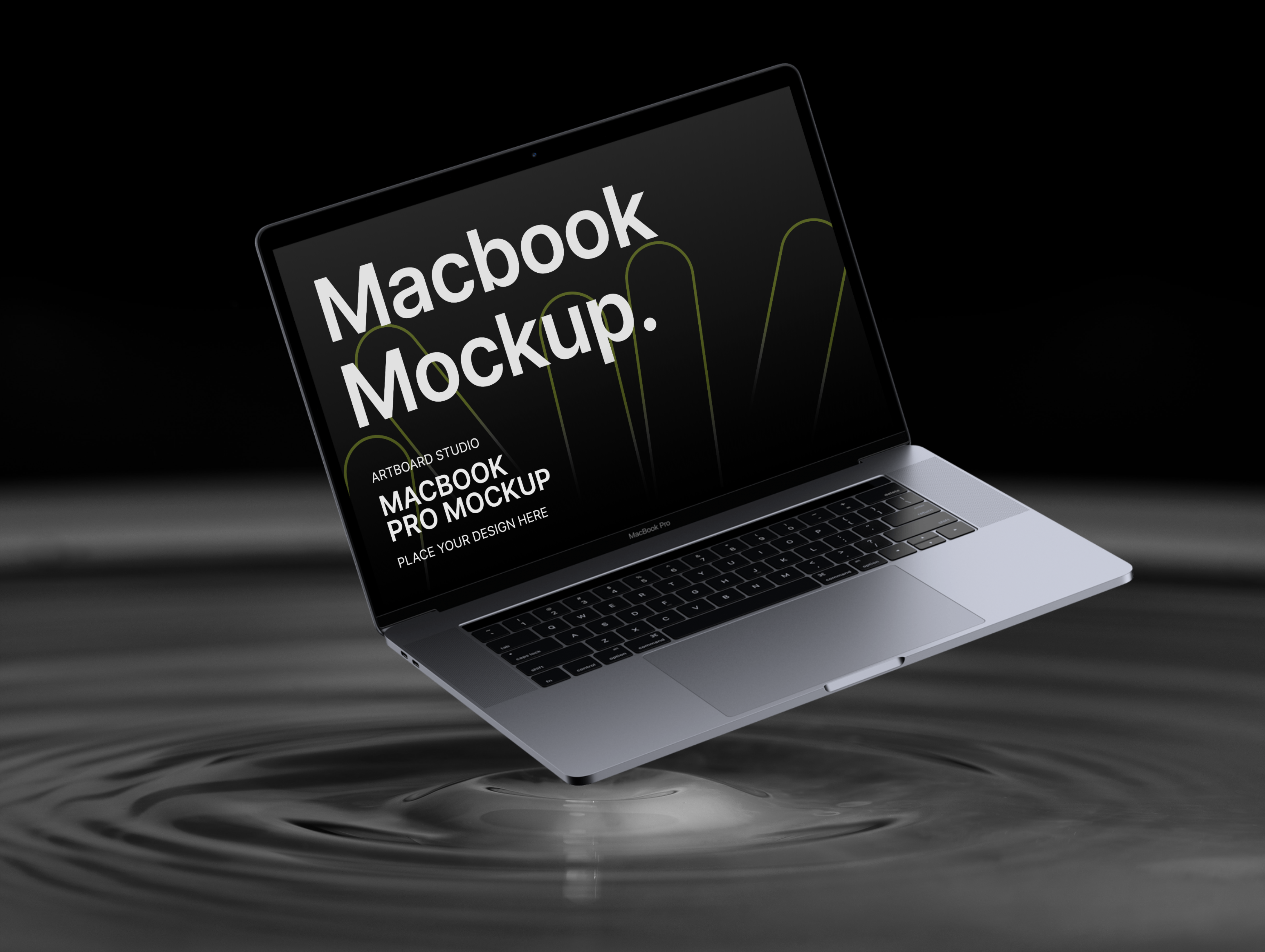 MacBook Mockup Flying With Ripple Effect artboard studio branding design design presentation free free macbook mockup free macbook pro mockup free mockup free mockups graphic design illustration logo macbook macbook pro macbook pro mockup mockup mockups ui uiux design website design