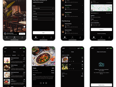 BSM. Restaurant Booking App app design baking app daily ui challenge design figma figma challenge figma design figma ui design illustration logo mob ui design mobile app restaurant booking app ui ui ux