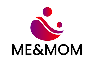 ME&MOM LOGO branding graphic design logo