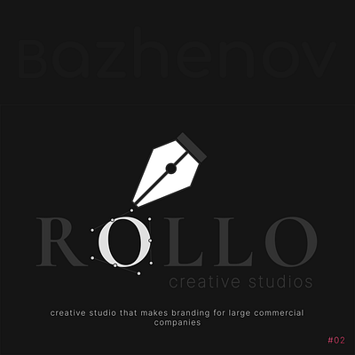 Rollo logo creative 3d animation branding cretive design graphic design icon logo logotype motion graphics tool ui vector