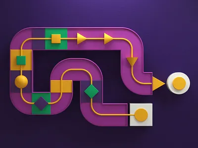 Harvard Business Review - Illustration (1) 3d 3dillustration artdirection balance colors design digitalart editorial illustration equlibrium illustration illustrator modeling photoshop shapes