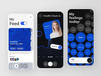 HealthCare Social Media App app appdesign care clinic health healthcare healthtech hospital medical medicine mobiledesign patient social network socialmedia storysharing telehealth ui ux uxui