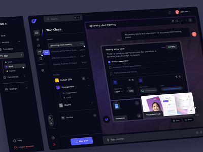 AI Dark panel :) ai ui ux webdesign