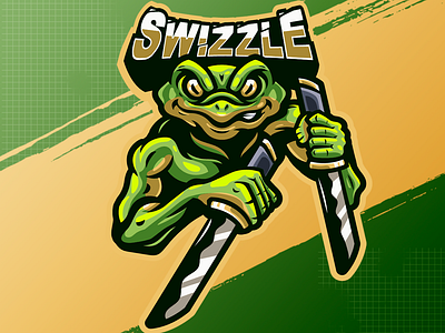 Swizzle Mascot Logo animation branding custom design custom logo custom mascot design drawing esport esportlogo graphic design illustration logo mascot design motion graphics ui