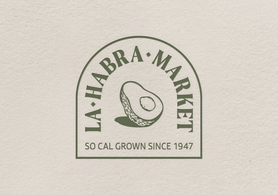 La Habra Market branding design farmers market graphic design illustration logo vector