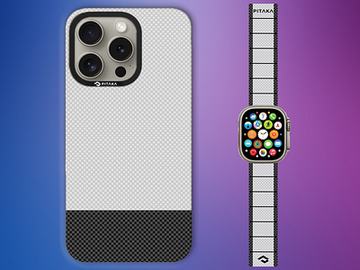 Limited Edition: PITAKA Retro Style MagEZ Case and AW Band applewatch aramid branding carbonfibre classic design designchallange fusionweaving illustration iphone magez officialplayoff pitaka weave