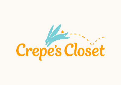 Crepe's Closet boutique branding children design graphic design illustration logo vector