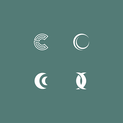 Crescent Crossing Logo Concepts branding cc concepts icon illustration logo neighborhood real estate