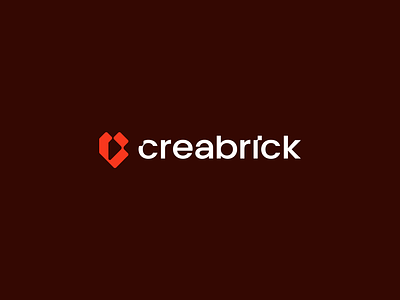 CreaBrick - Logo Design Concept b branding brick brick logo building c construction create design graphic design hdcraft logo