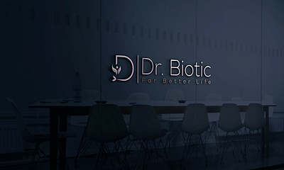 Dr. Biotic Logo Design 3d 3d logo design branding custom logo design graphic design illustration logo logo animation logo design logo maker ui