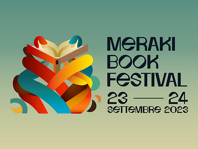 MERAKI BOOK FESTIVAL branding design graphic design illustration logo vector