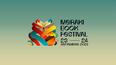 MERAKI BOOK FESTIVAL branding design graphic design illustration logo vector