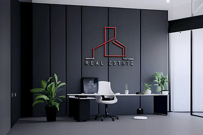 Real Estate logo design 3d 3d logo design custom logo design illustration logo logo animation logo design logo maker ui