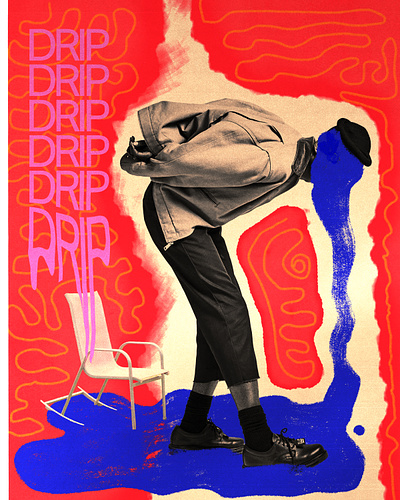 DRIP.jpg collage design illustration