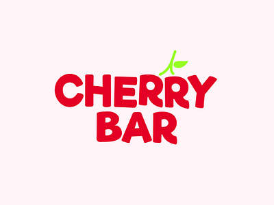 Cherry Bar logo branding design graphic design logo mascot mascot logo vector