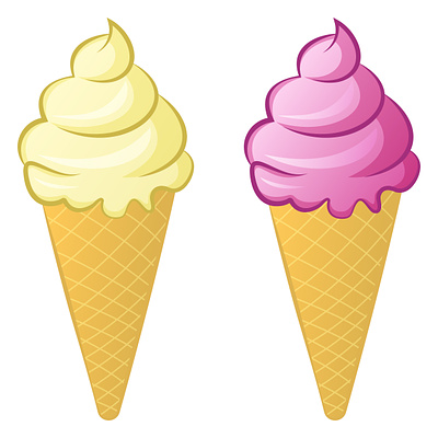 Ice Cream vector illustration beautiful branding cream design graphic design ice ice cream ice cream vector illustration illustration vector