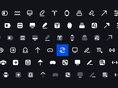 Universal Icon Set | Updated to v2.6 123done arrow clean design duotone figma glyph icon icon design icon set iconjar iconography icons line minmalism solid svg universal icon set user interface zodiac