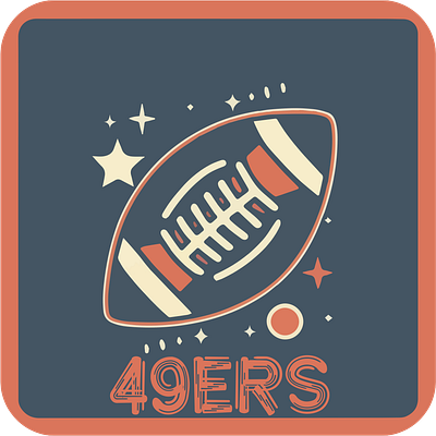 49ERS Football 3d 49ers abstract art aesthetic aesthetic print aesthetic printable aesthetic wall art animation artist branding design football graphic design illustration logo motion graphics ui