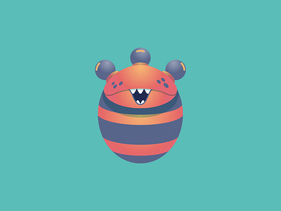 Cute Monster 3-20 adobe adobeillustrator adobephotoshop characterdesign design illustration illustrator monster vector