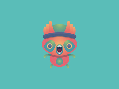 Cute Monster 3-21 adobe adobeillustrator adobephotoshop characterdesign design illustration illustrator monster vector